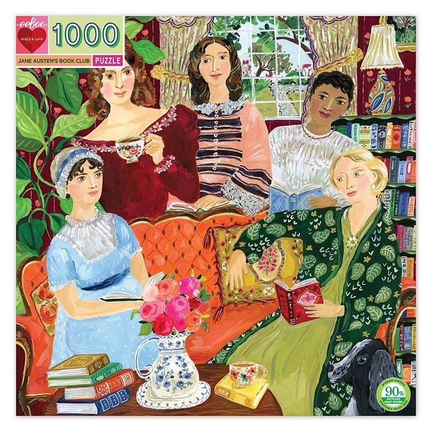Puslespil Jane Austens bogklub 1000 brikker fra eeBoo
