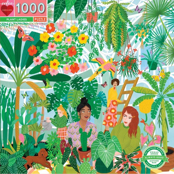 Puslespil Plant Ladies 1000 brikker fra eeBoo