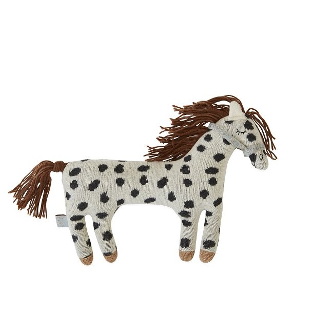Krammepude bamse Lille Pelle Pony fra Oyoy