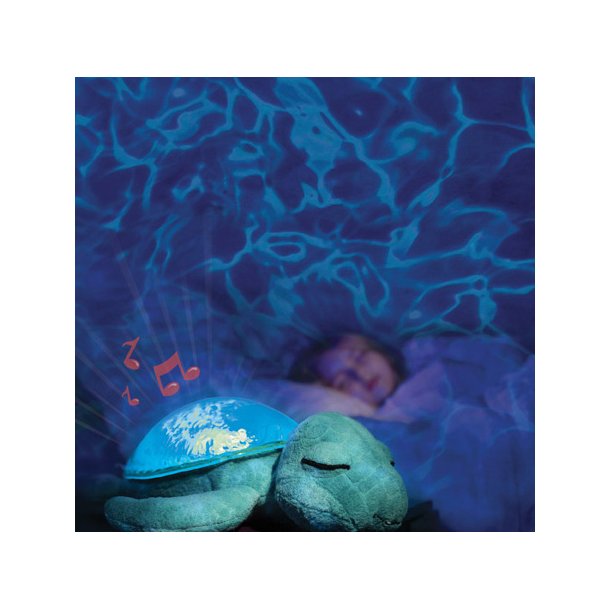 tvilling gips Supplement Børnelampe - Tranquil Turtle (Aqua) - skildpadde natlampe med lys og lyd -  Lamper til børn - BabySleep.dk