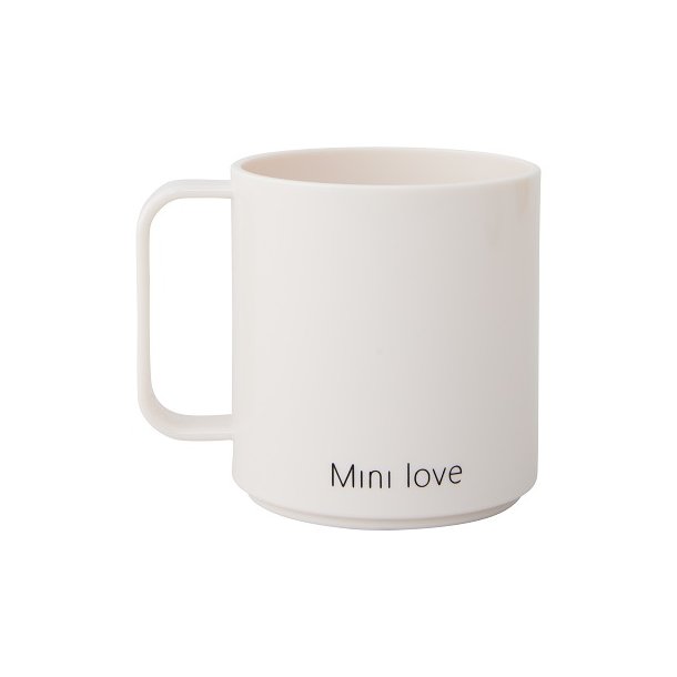 Favorit kop Mini Love med hank i hvid fra Design Letters
